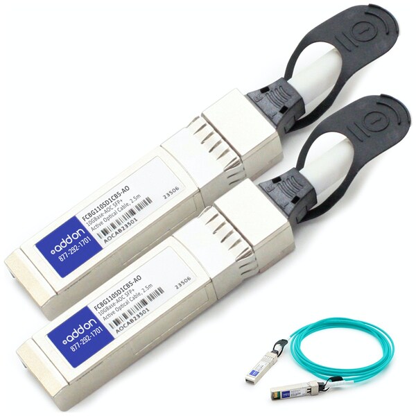 Add-On Addon Finisar Fcbg110Sd1Cb5 Compatible Taa Compliant 10Gbase-Aoc Sfp+ FCBG110SD1CB5-AO - main